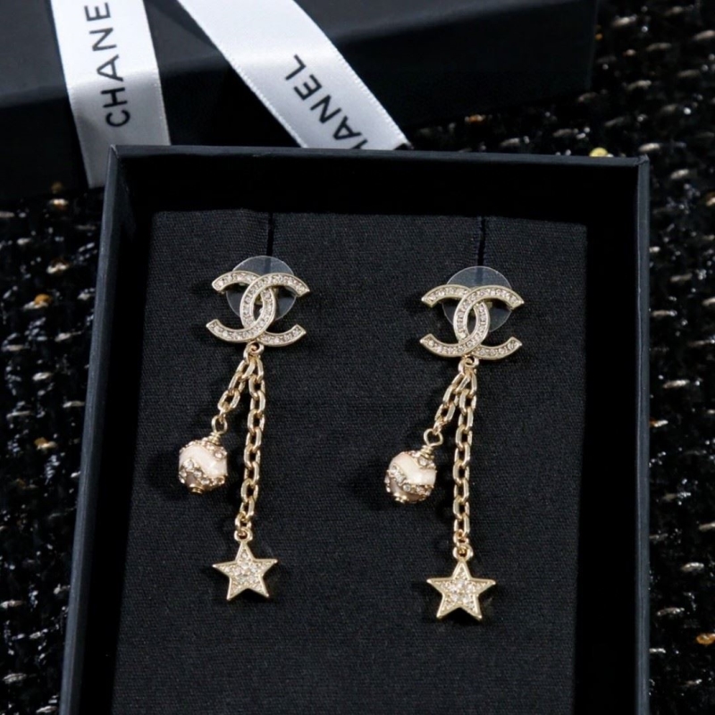 Ch*el earrings